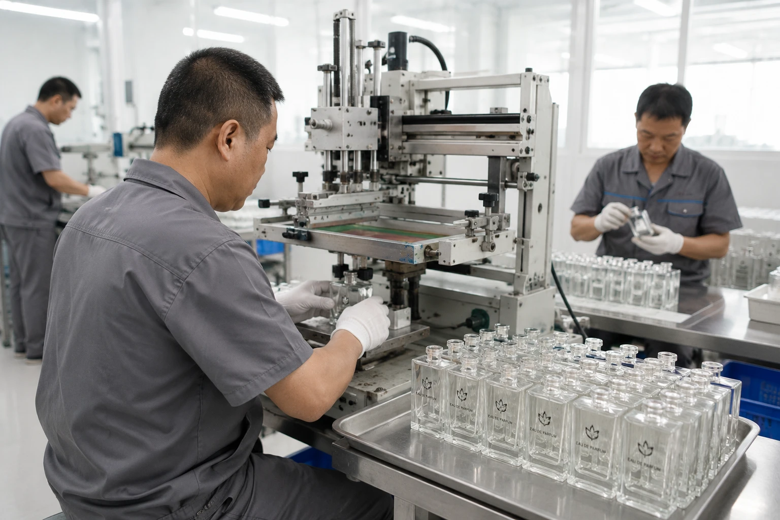 Perfume bottle making and decoration for private label supply