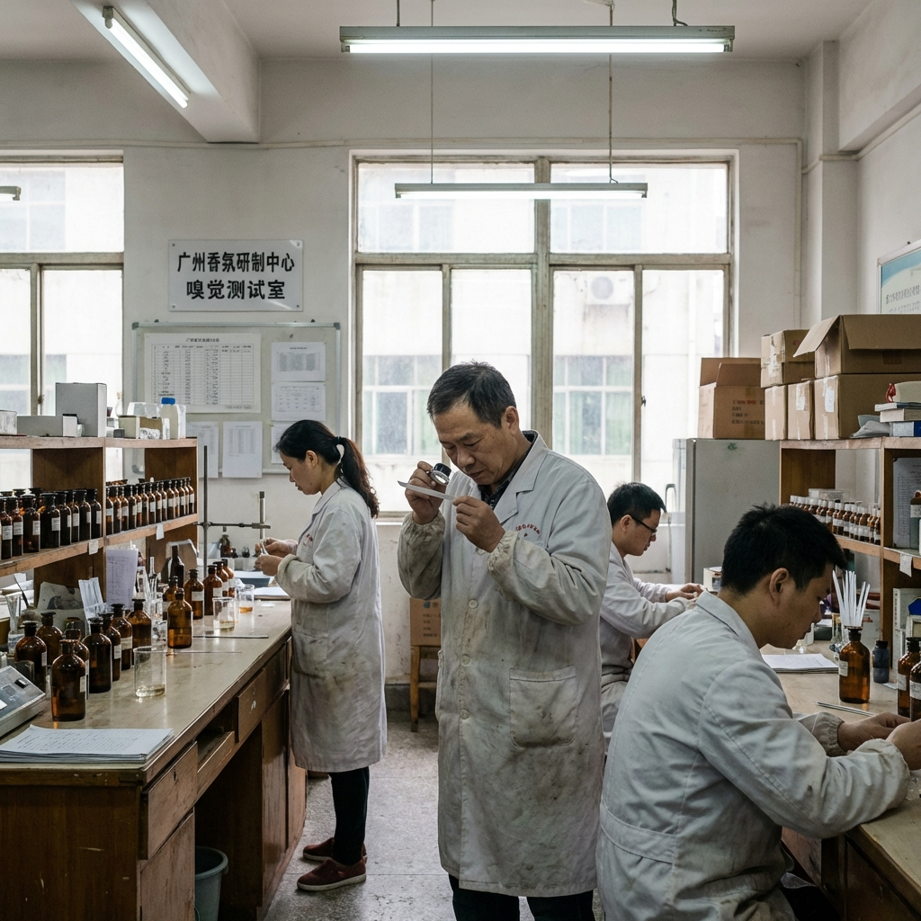 Fragrance testing and quality control laboratory