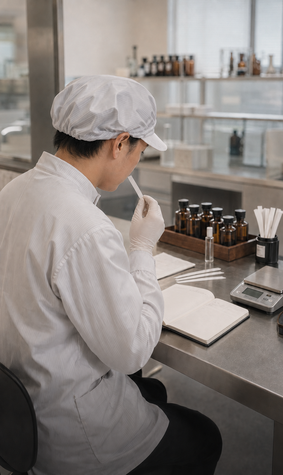 Fragrance testing before OEM and ODM production